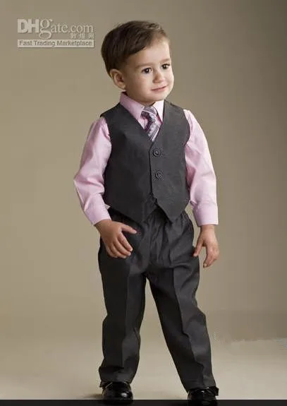 baby boy grey suit