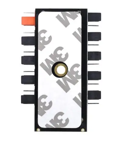 أسود PC 1 إلى 10 4Pin موليكس موائم مصدر تيار للكمبيوتر التعدين مياه التبريد 4pin مروحة Hub الفاصل كابل PWM 12 V Chasis