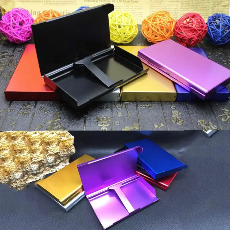 20 шт. металлический чехол для сигарет контейнер карманная коробка держатель