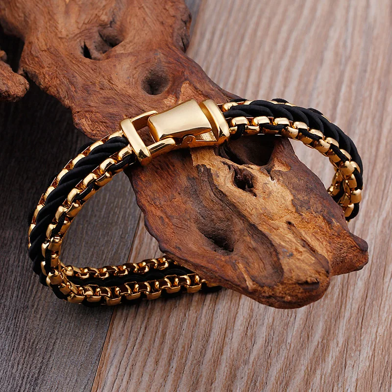 Wrap gold bracelets for men store