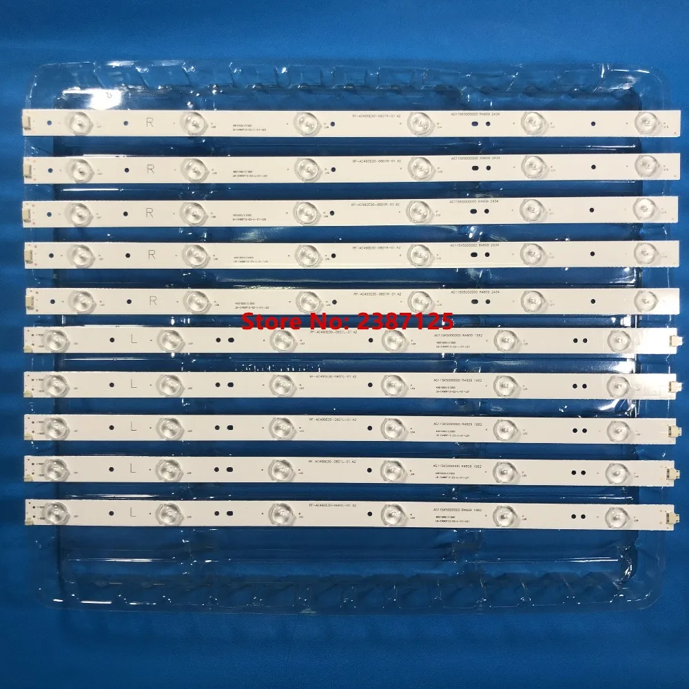 10 шт. светодиодный подсветка полосы для 49D1000 49C1000 850095046 LB-C490F13-E2-L-G1-SE2 LB-C490F13-E2-L-G1-SE3