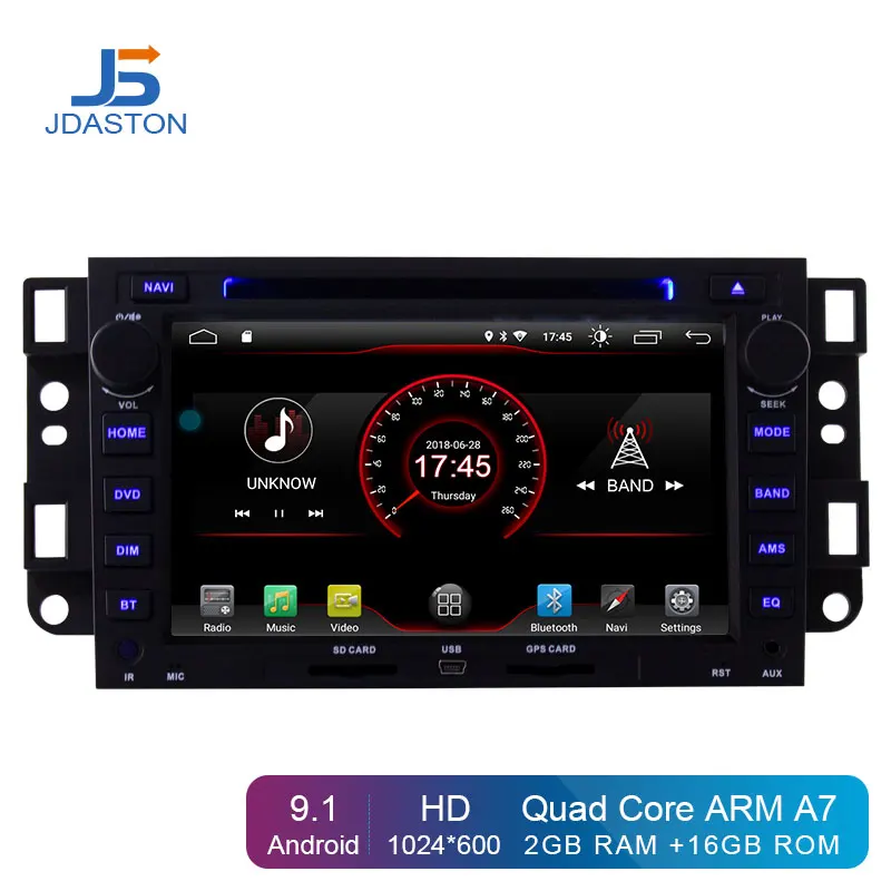 JDASTON Android 9 1 font b Car b font DVD Player For Chevrolet Epica Captiva Lova