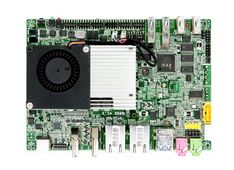 6*COM Dual Lan Celeron 3215U on board Mini motherboard GPIO Suitable For POS Machine ATM TV BOX