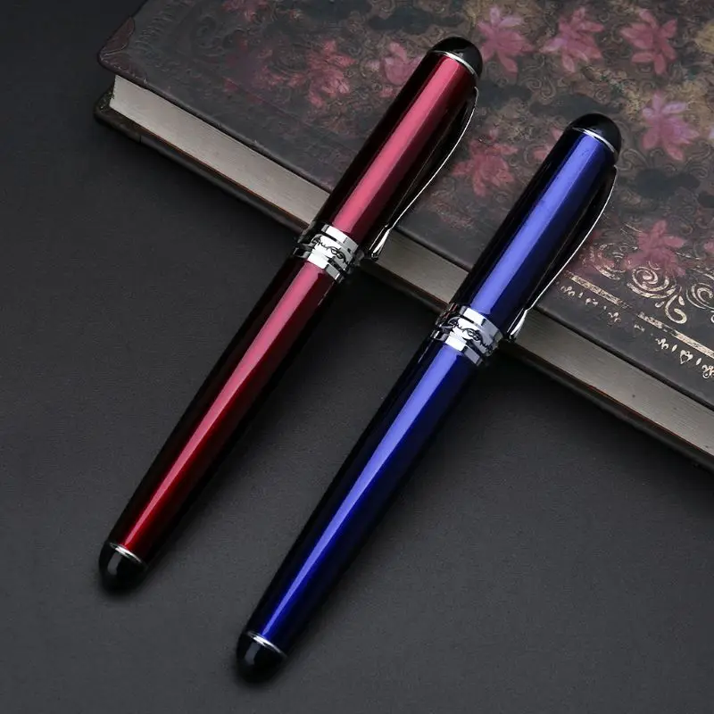 Mode Jinhao X750 Plume Chatoyants Noir Sables Moyen Pennino per ufficio e cancelleria