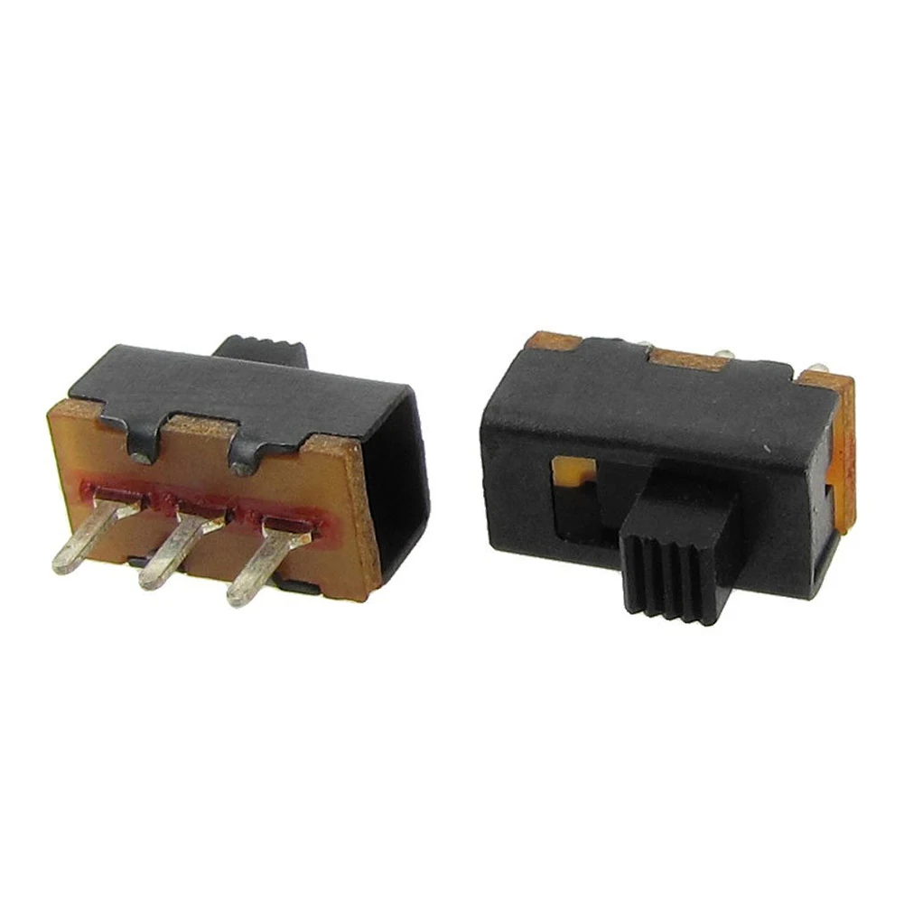50 x 2 Position 1P2T SPDT 3 Pin PCB Panel Mount Mini Vertical Slide