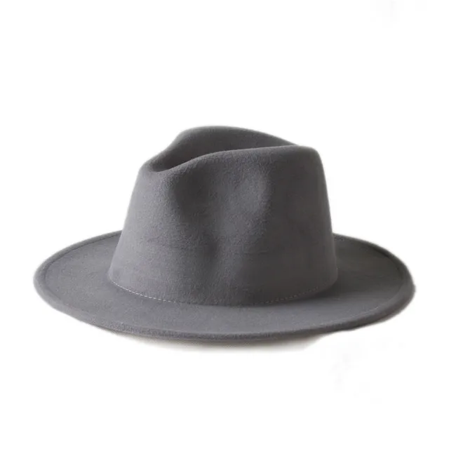 CNBEAU 10 Color Men Women 100% Wool VTG Wide Brim Felt Trilby Hat BNWT/New Gangster Fedora Hat Church Hat CNBEAU 10 Color Men Women 100% Wool VTG Wide Brim Felt Trilby Hat BNWT/New Gangster Fedora Hat Church Hat