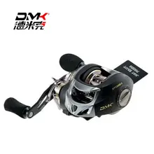 DMK KNIGH катушка для наживки 1+ 1BB 7,0: 1 рыболовные катушки для наживки Molinete Peche центробежные двойные тормозные каретки