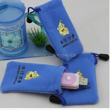 100 шт/партия маленький бархатный ювелирный мешочек Бархатный подарок бархатный шнурок мешочек для украшений mp3 сумка