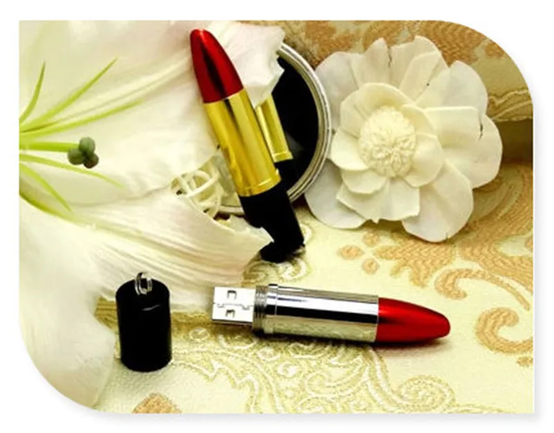 made in china bulk items Pretty Design Red Lipsticks Model 32GB 64GB Genuin Metal Gift USB
