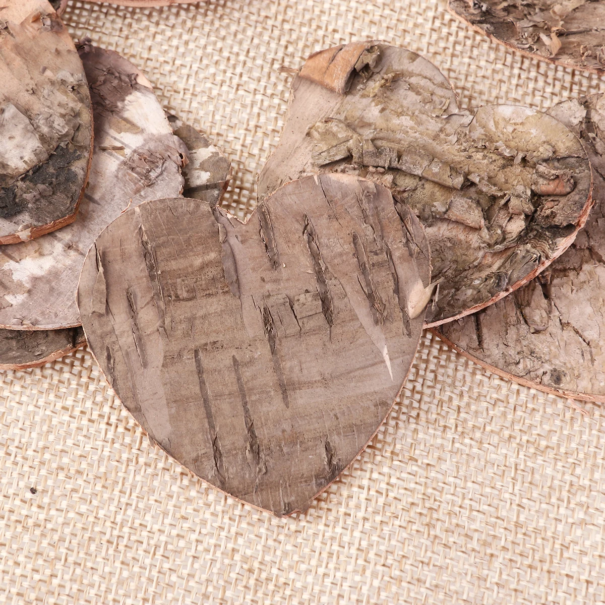 80 шт. деревянные бревна в форме сердца для рукоделия Свадебные Центральные элементы
