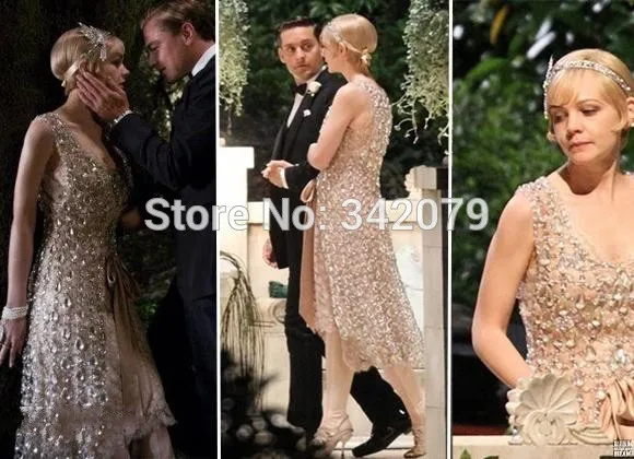 ph15596 Great Gatsby Dresses Celebrity Dresses 2015 fully Crystals Evening Gowns great gatsby