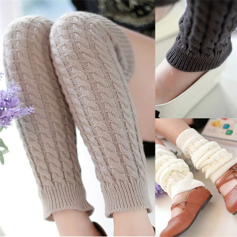 1 пара Зимние гетры для женщин|fashion winter leg warmers|winter warmersleg warmers for women |