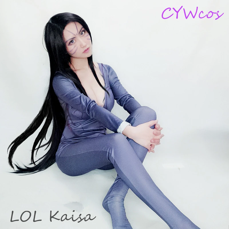 

Game LOL Daughter of the Void Kaisa Cosplay Costume Halloween Uniforms Jumpsuits Kaisa Cosplay Suits Costumes