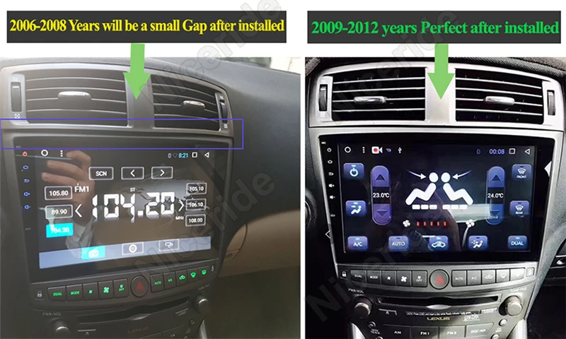 Clearance 10.2" Android 8.1 Car Stereo radio gps For Lexus IS250 IS200 300 IS350 2005 2006 2007 2008-2011 dvd multimedia head unit bt wifi 43