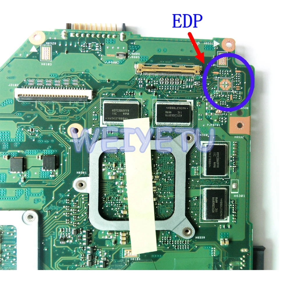  X550JX With 4GB RAM I7-4720 CPU Motherboard with GTX950M Graphics For ASUS X550J X550JK FX50J A550J