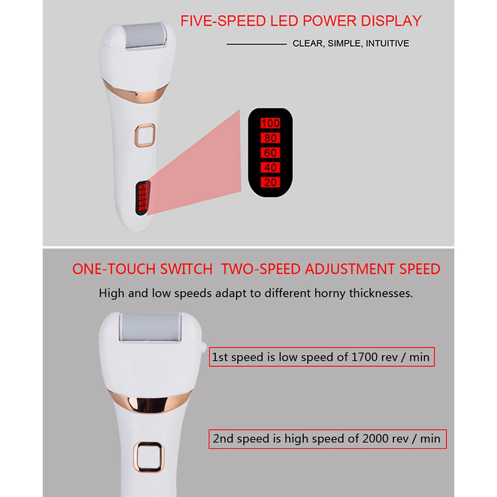 Электрический прибор для удаления мозолей ног перезаряжаемое устройство для педикюра электронный пилка для ног Отшелушивающий скраб Уход