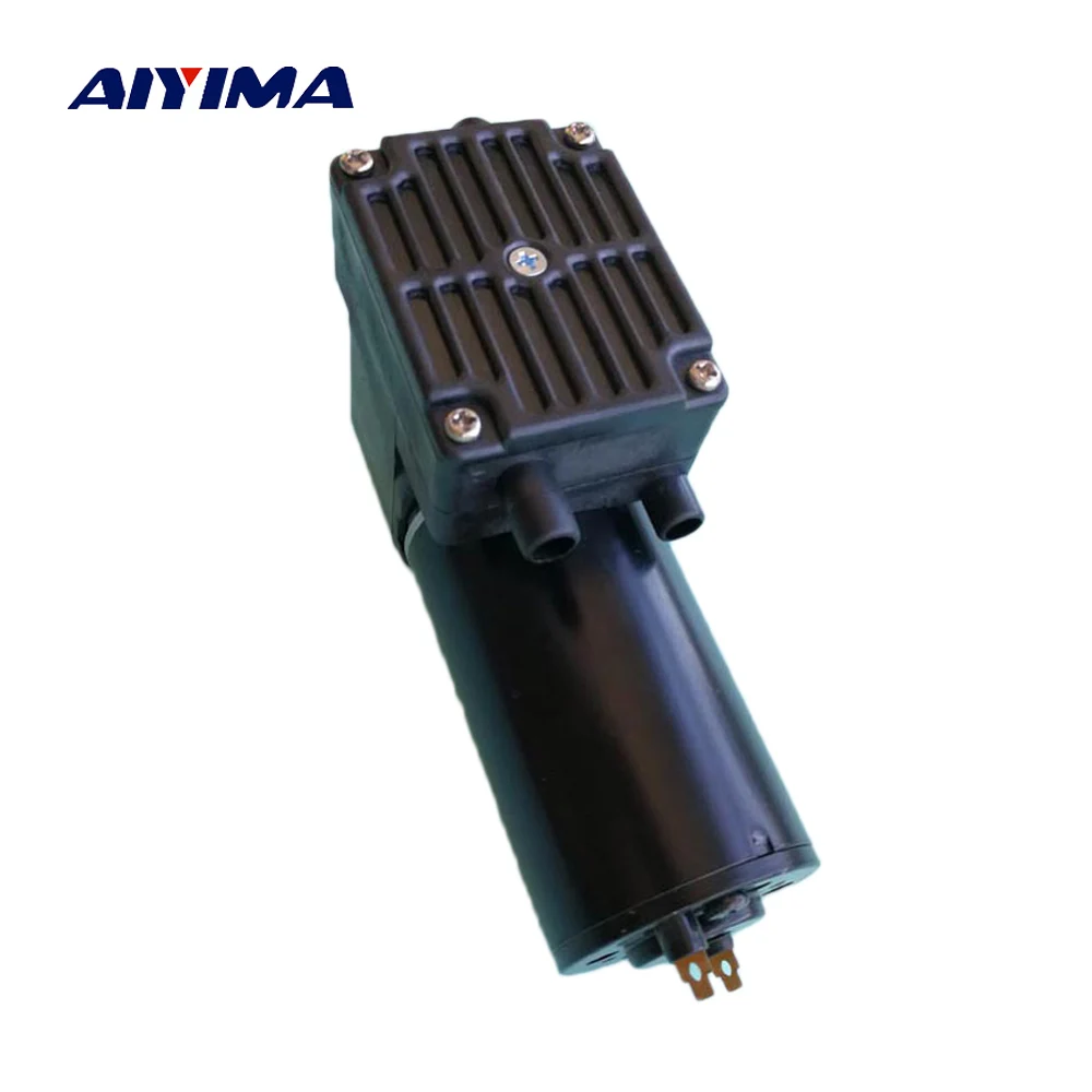 

AIYIMA Air Pump DC12V 24V Micro Vacuum Pump -80kpa Automatic Low Power Suction Brush Piston Corrosionresistant