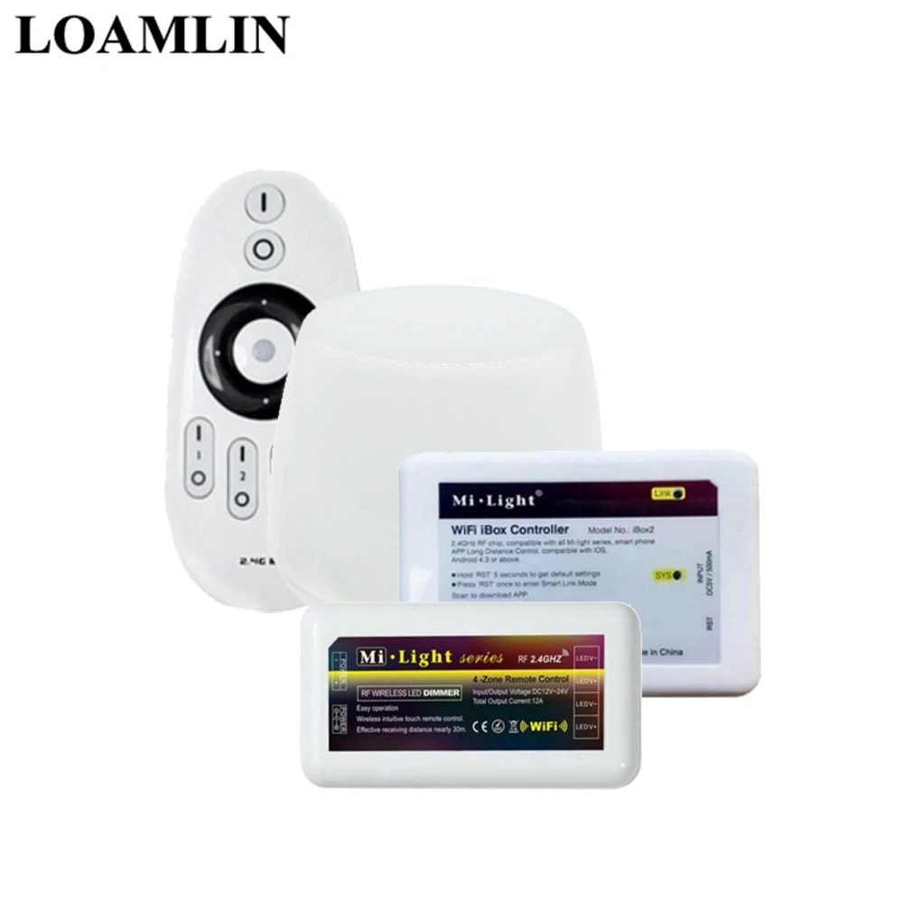 

Mi light Remote Led Controller 2.4G WIFI IBOX1/2 Control DIM Controller For Single Led Strip DC12-24V