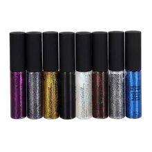 Для женщин Яркая блестящая Стойкая подводка для глаз вкладыш Водонепроницаемый макияжная подводка для глаз жидкость Красота косметический инструмент подарочный набор для макияжа бровей