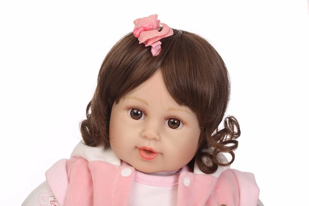NPKCOLLECTION 20 дюймов Bebe Rebon кукла 50 см для маленьких девочек куклы Мягкие силиконовые