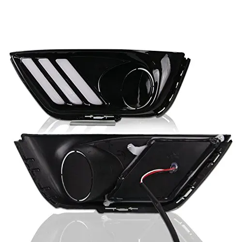 Car Daytime Running Lights Front Fog White DRL