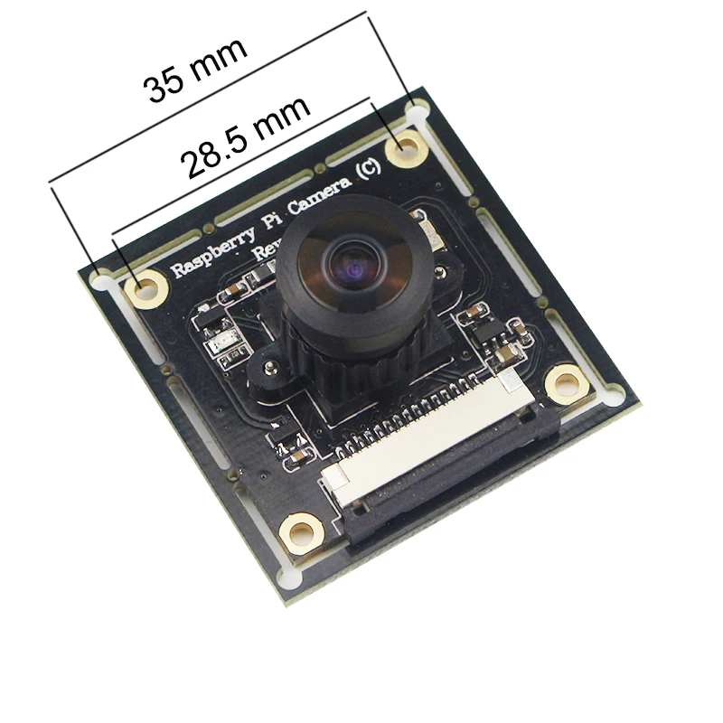 Raspberry Pi 3 B+ модуль камеры OV5647 рыбий глаз широкоугольная камера фокусное регулируемое для дверного звонка Модуль камеры наблюдения