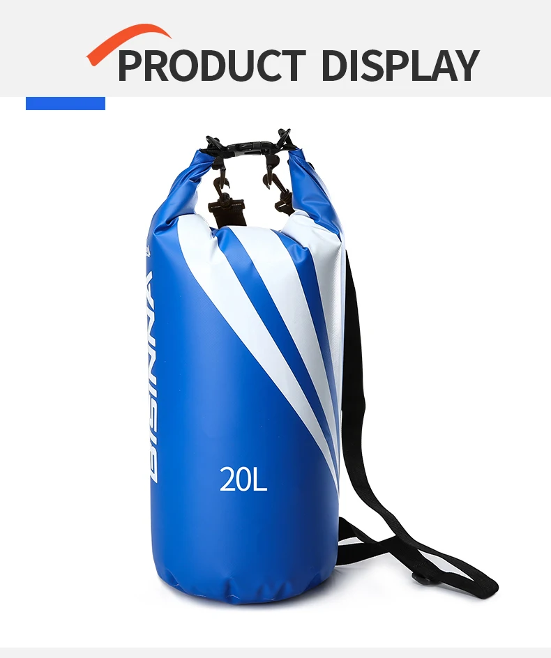 BSWolf 5L/10L/20L/30L/40L водонепроницаемый мешок сухой мешок открытый плаванье рафтинг катание на лодках Рыбалка Водонепроницаемость