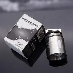 Оригинальный vapesoon TFV8 катушки голову tfv8 V8 T6 замена катушки для курения TFV8 бак TFV8 катушки T6 0.2ohm запатентованная шестикратный катушки