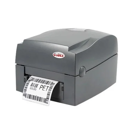 Godex G530u 300DPI thermal barcode printer USB sticker label ribbon printer machine print clothing jewelry label transfer tag