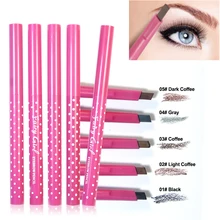 Waterproof Longlasting permanent eyebrow pencil Eye Brow Liner Powder eye liner shadow eyebrow enhancer Makeup Tools accessories