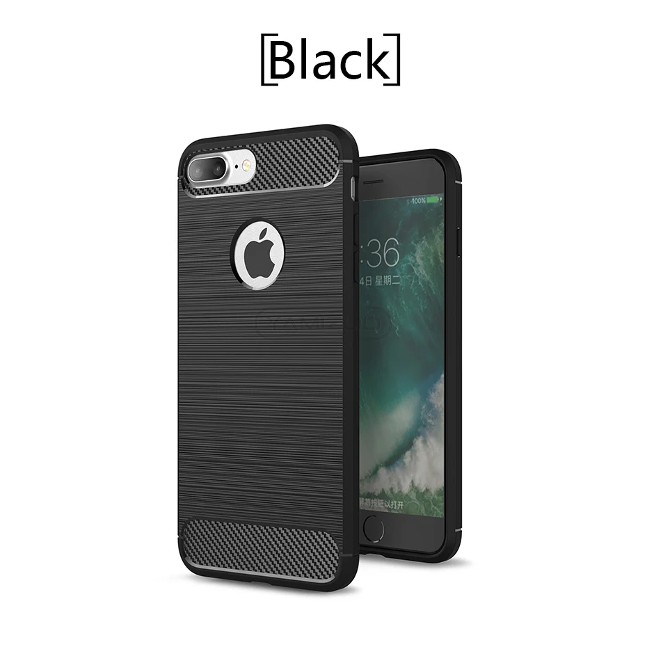 YAMIZOO For iPhone 6s Case Thin Soft Carbon Fiber Shockproof Cover Silicone Matte Phone Cases for iPhone 6 7 8 Plus X Case Coque (1)