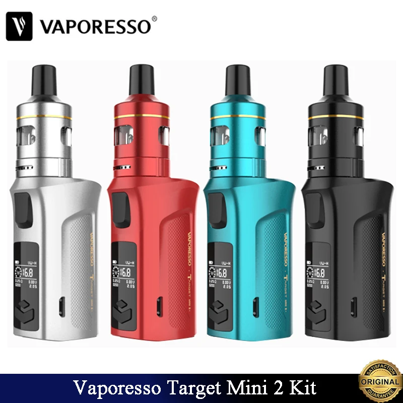 

Original Vaporesso Target Mini 2 Kit With Built in 2000mAh Battery 2ml VM TANK 2A fast Charging E Cigarette Kit Vape Vaporizer