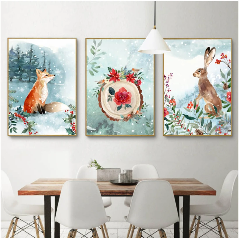 Diy Краска по номерам pintura acrilica животное холст картина маслом на холсте ручной