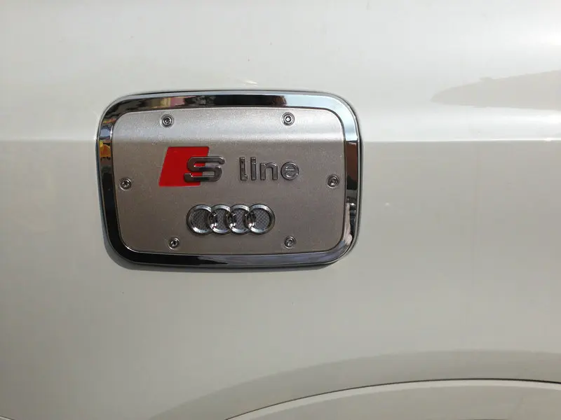 Chrome Fuel Gas Tank Cover Trim For 2013 2014 2015 Audi Q3 Car