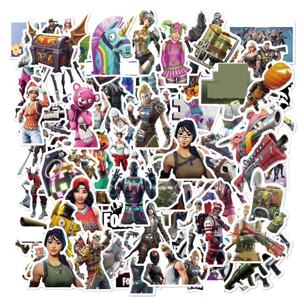 Classic Fashion Style Graffiti Stickers For Moto Car Suitcase Cool Laptop Sticker Skateboard Battle Fighting With Gun huismerk kopen in de aanbieding