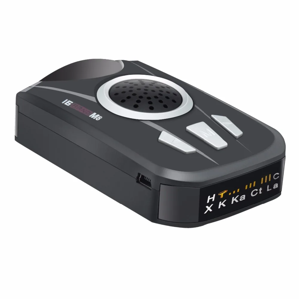 

M8 Car Radar Detector Full Band Scanning Car Radar Voice Alert Warning Speed Control Detector Universal