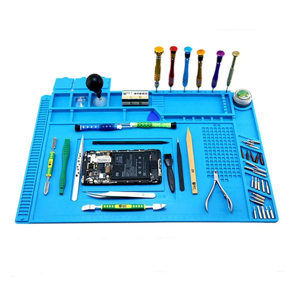 

ESD Heat Insulation Working Mat Heat-resistant BGA Soldering Station Repair Insulator Pad Maintenance Platform for BGA Repair