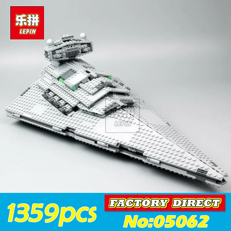 

LEPIN 05028 3208PCS Star Series Wars Imperial Star Destroyer Model Action Compatible 75055 Building Blocks BricksChildren Toys
