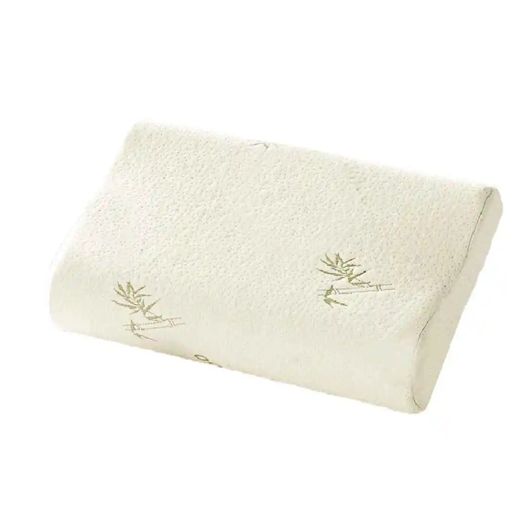 Bamboo Fiber Slow Rebound Sleep Memory Absorb Sweat Foam Cervical Health Care Single Pillow10