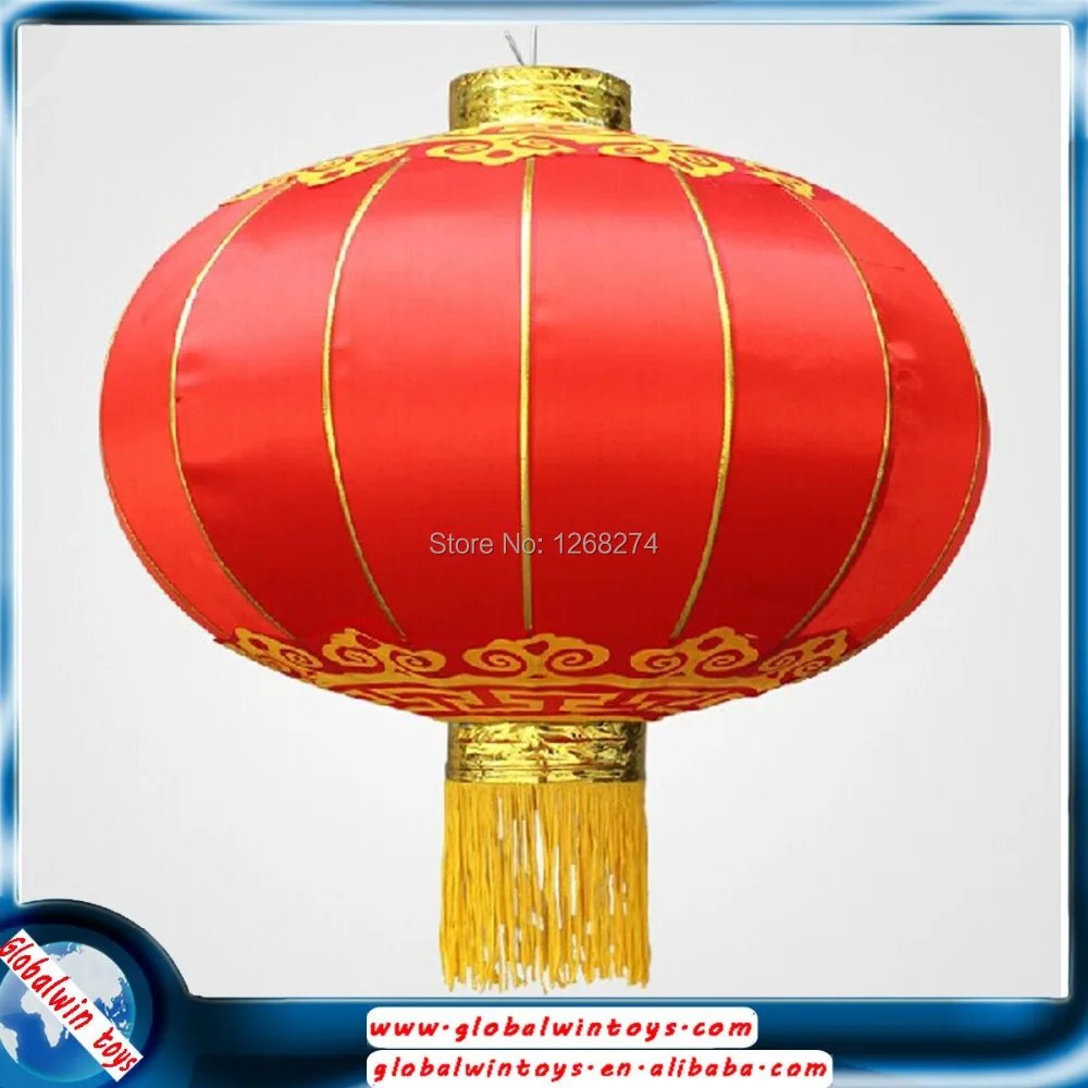 Garden Chinese lantern big red round satin lantern New Year outdoor