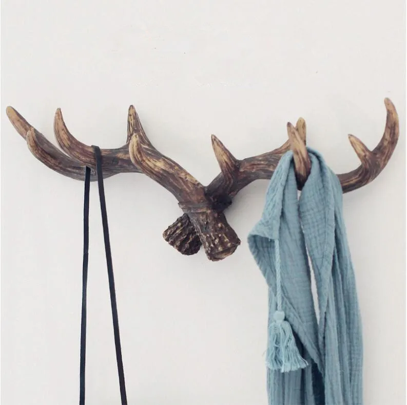 

American style household resin material ram's horn looklik robe hooks,coat racks,clothes hooks home decorate accessories