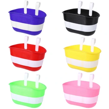 

Bicycle Basket Children Bike Plastic Hanging Front Handlebar Carrier Saddlebag