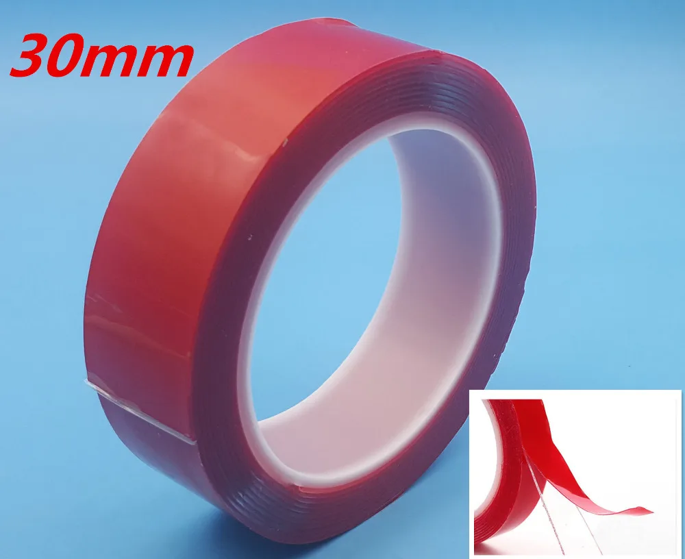 1Pcs 30mm VHB 4910 Double sided Clear Transparent Acrylic Foam Adhesive