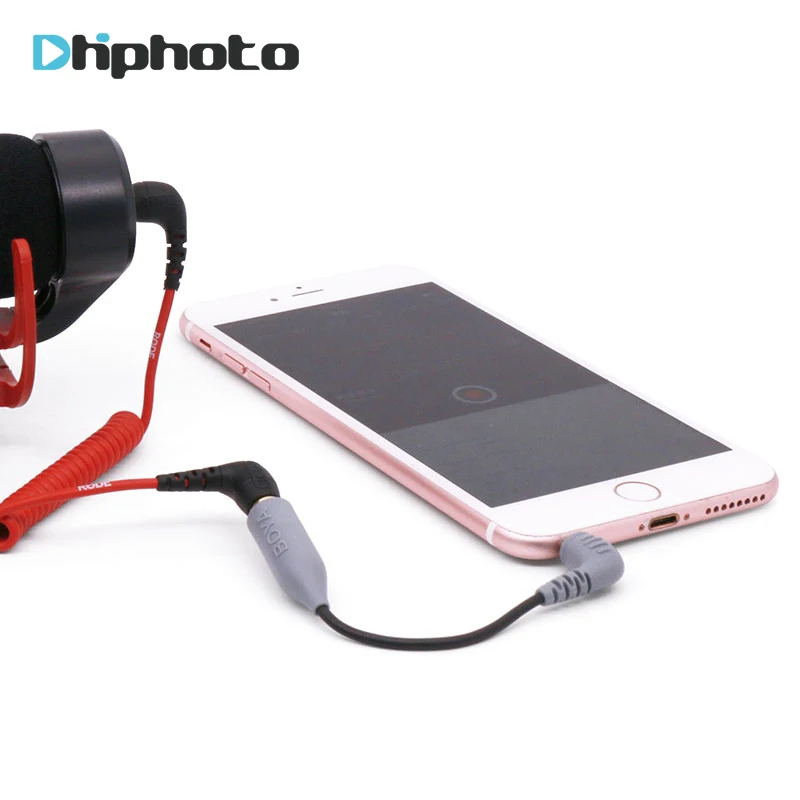 Original BOYA TRS to TRRS Cable Adapter for RODE VideoMic GO Videomicro