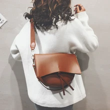 Европейская ретро модная сумка новая качественная мягкая женская дизайнерская роскошная сумка из искусственной кожи Повседневная сумка через плечо