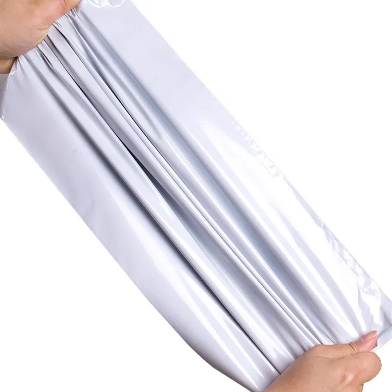 20 шт белые самоклеющиеся курьерские Сумки для хранения, пластиковые полиэтиленовые пакеты для почтовых отправлений, почтовые пакеты 12x16+ 5 см