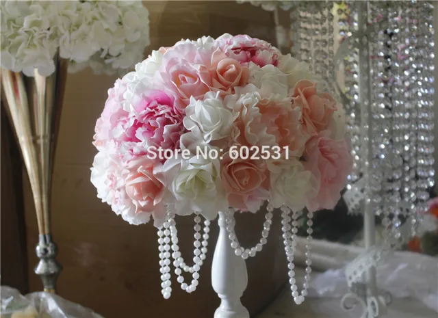 Spr New Free Shipping Wedding Stage Arch Artificial Flower Ball Penoy Rose Wedding Table Centerpiece Ideas Backdrop Decoration Flower Ball Artificial Flower Ballrose Wedding Aliexpress