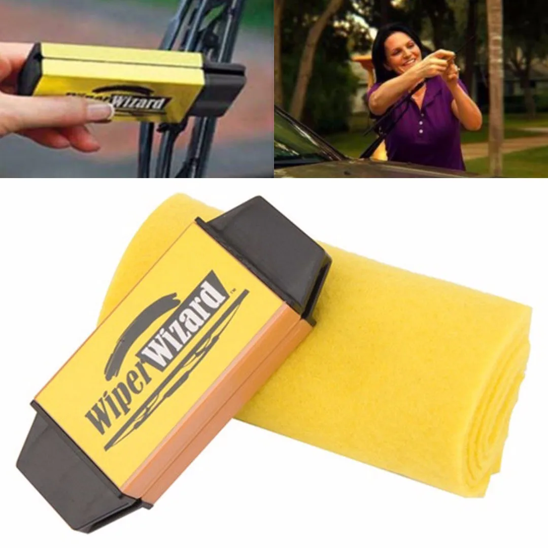 

Newest Car Truck SUV Wiper Clean Brush Wizard Windshield Wiper Blade Restorer Cleaner