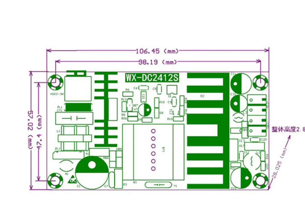 AC/DC адаптеры 110v 220v к DC 24V 4A 5V 1A 120W Двойной Импульсный источник питания светодиодный модуль источника питания