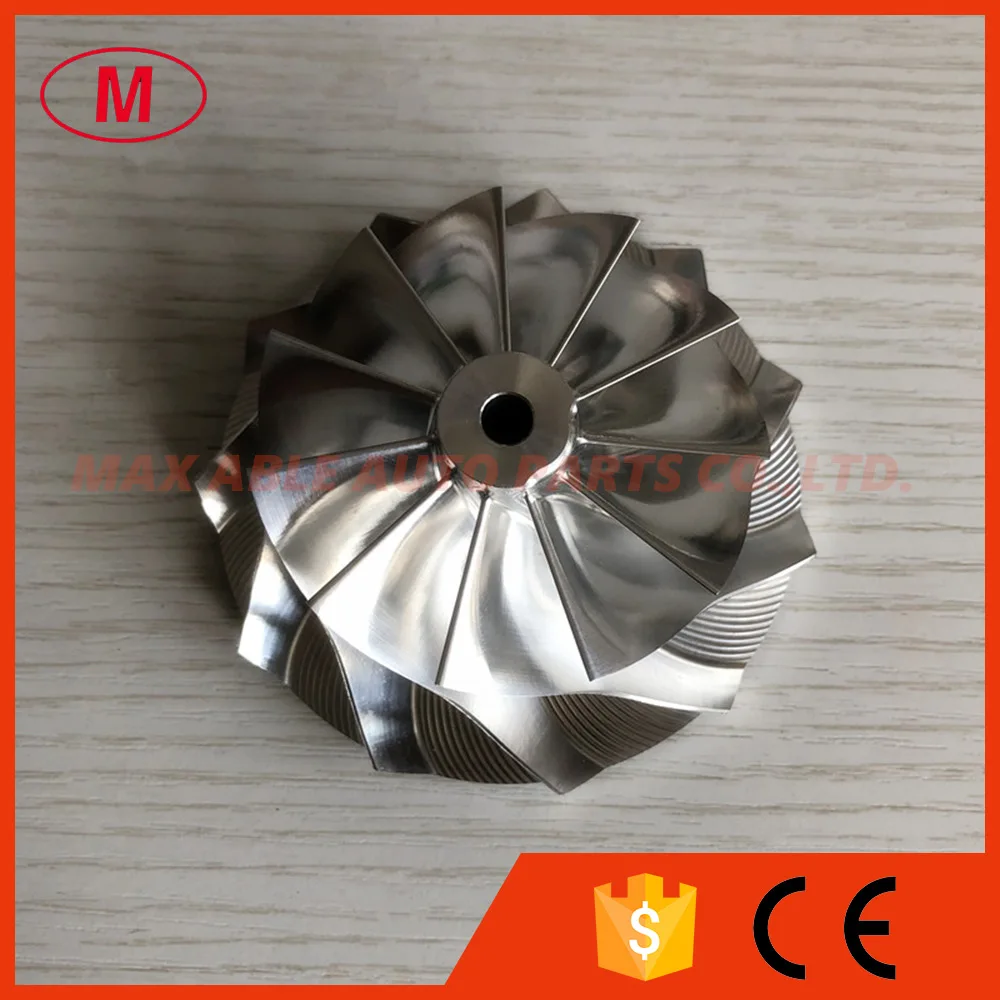 

GT3084 451644-0005 with GT30 bore 11+0blades 61.33/82.00mm Turbo Billet/milling/aluminum 2618 compressor wheel for HKS3040